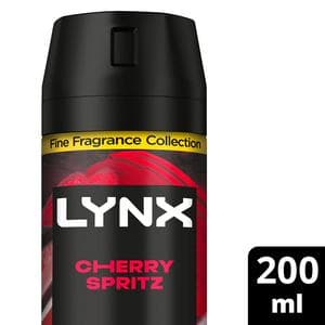Lynx 200ml Fine Fragrance Collection Cherry Spritz Premium Body Spray