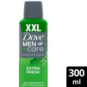 Dove Men+Care 300ml Advanced Extra Fresh XXL Antiperspirant Aerosol Deodorant Spray