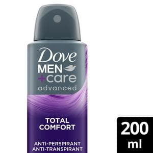 Dove Men+Care 200ml Advanced Total Comfort Antiperspirant Aerosol Deodorant Spray