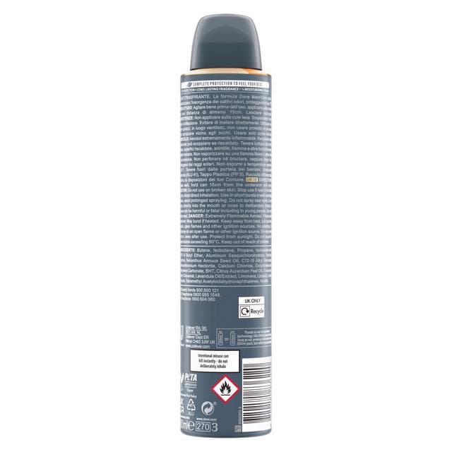 Dove Men+Care 200ml Advanced Active Comfort Antiperspirant Aerosol Deodorant Spray, FIFA Limited Collection - gallery image 6