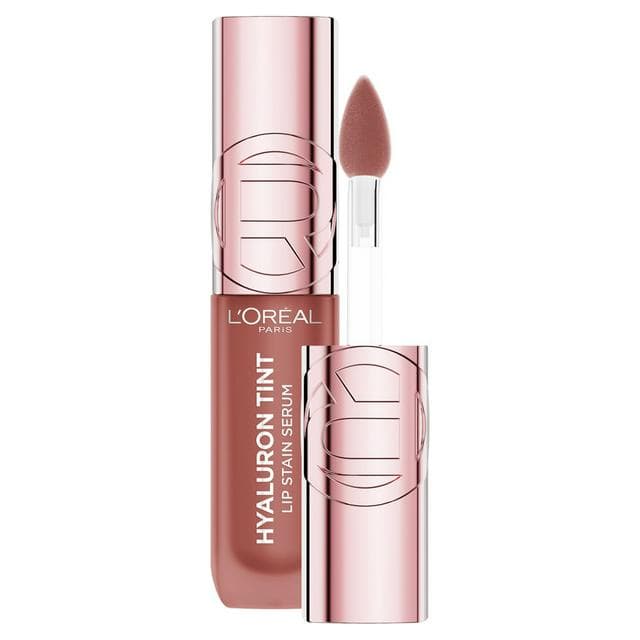 L'Oréal Paris Lip Stain Serum Hyaluron Tint 485 Nude Espresso 5ml - gallery image 1