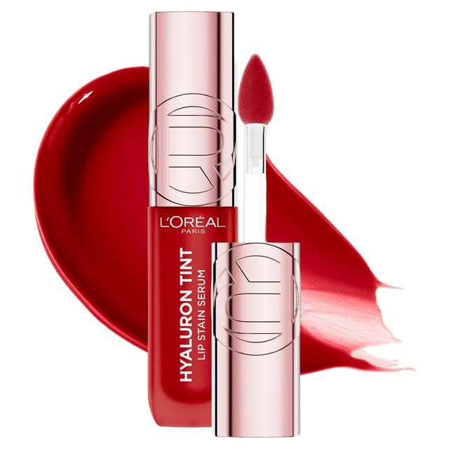 L'Oréal Paris Lip Stain Serum Hyaluron Tint 420 Le Rouge Paris 5ml - gallery image 1
