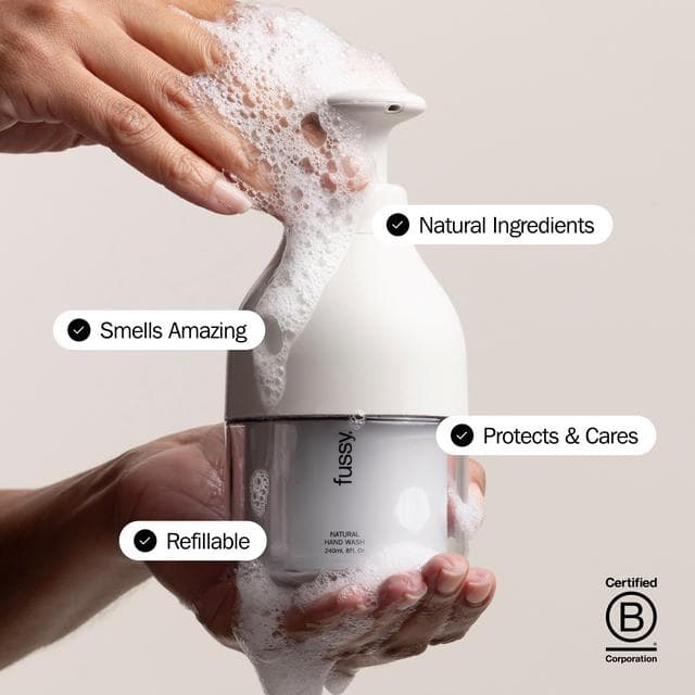 Fussy 240ml Coconut Milk Natural Hand Wash Refill - gallery image 3