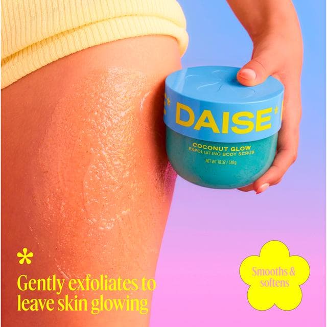 Daise 510g Coconut Glow Exfoliating Body Scrub - gallery image 3