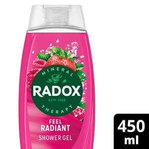 Radox 450ml Mineral Therapy Feel Radiant Shower Gel