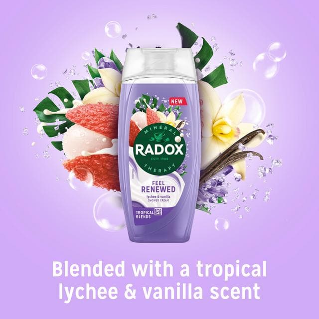 Radox 225ml Mineral Therapy Feel Renewed Shower Cream - gallery image 2