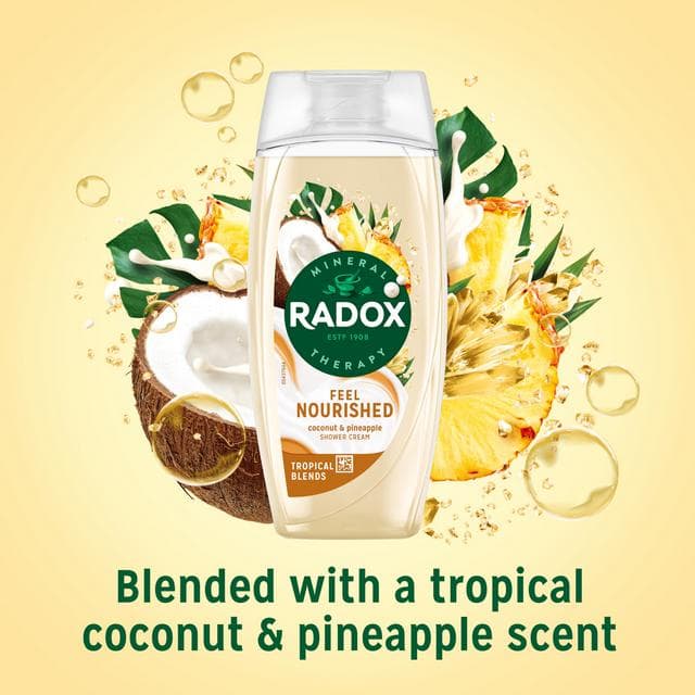 Radox 225ml Mineral Therapy Feel Nourished Shower Cream - gallery image 2