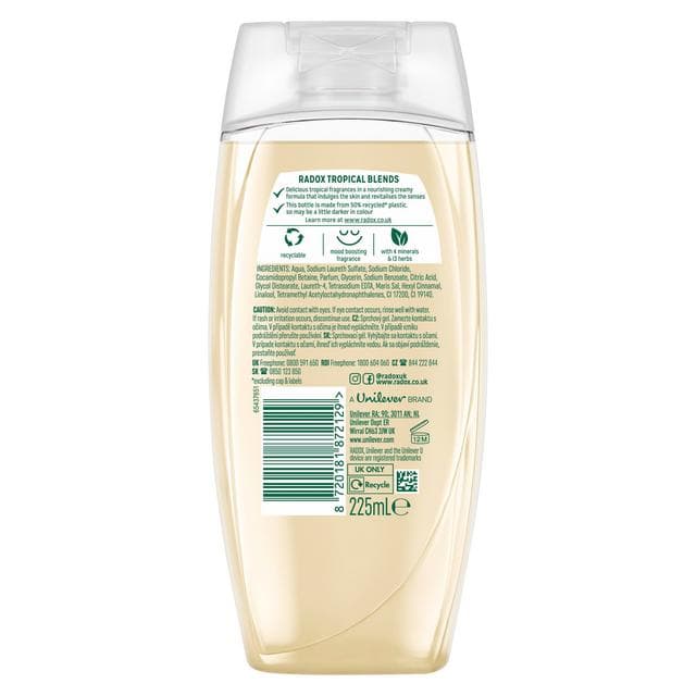 Radox 225ml Mineral Therapy Feel Nourished Shower Cream - gallery image 6