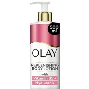 Olay 500ml Replenishing Hyaluronic Acid Hydrating Soft & Plumping Skin Body Lotion