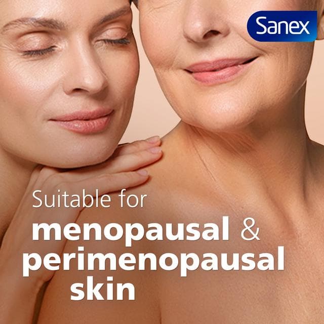Sanex 450ml Expert Skin Health+ Menopause Shower Gel Body Wash - gallery image 3