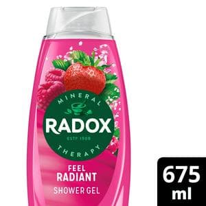 Radox 675ml Mineral Therapy Feel Radiant Shower Gel