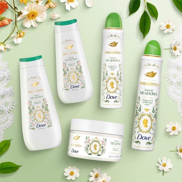 Dove 400ml Bridgerton Love & Meadows Body Wash, Limited Edition - gallery image 6