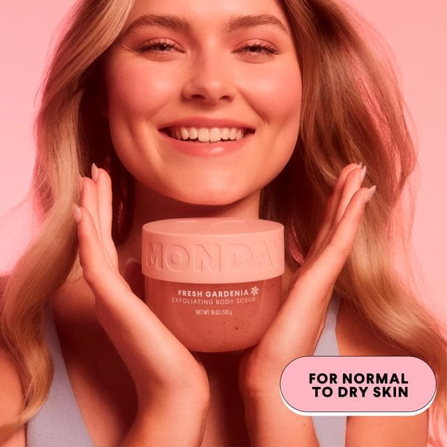 Monday Haircare 510g Fresh Gardenia Exfoliating Body Scrub - gallery image 4