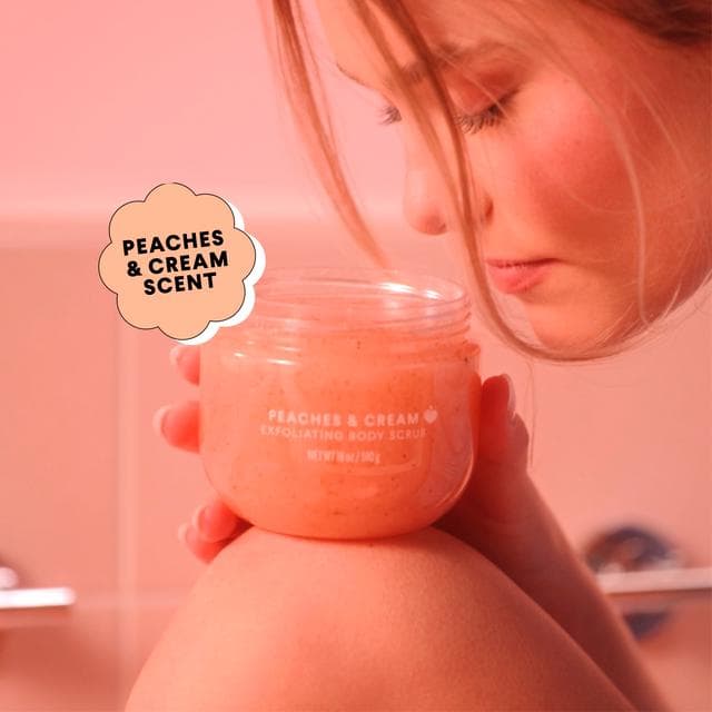 Monday Haircare 510g Peaches & Cream Exfoliating Body Scrub - gallery image 5