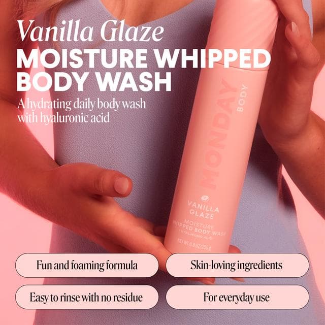 Monday Haircare 265ml Vanilla Glaze Moisture Whipped Body Wash - gallery image 3