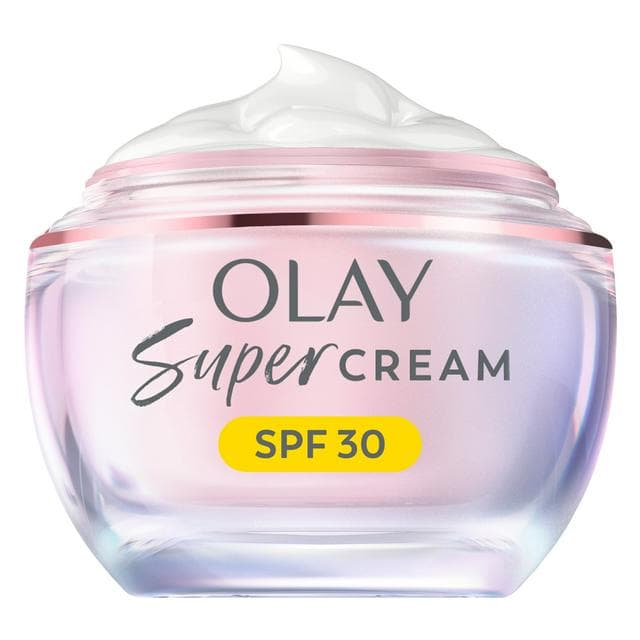 Olay Super 50ml Cream Refillable with SPF 30 UV Protection Face Moisturiser - gallery image 1