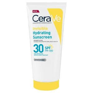 CeraVe 177ml Invisible Hydrating SPF 30 Sunscreen