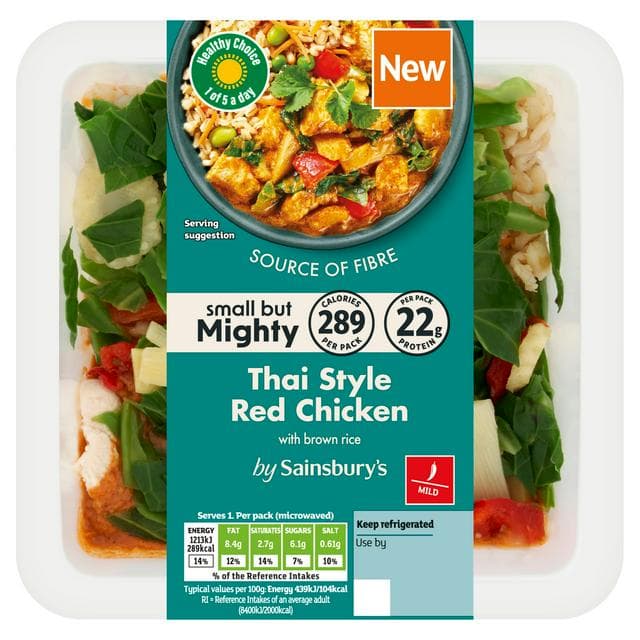 Sainsbury's 300g Thai Style Red Chicken Meal - gallery image 1