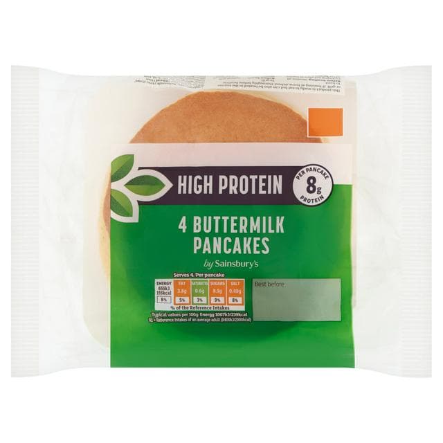 Sainsbury's 4 x High Protein Pancakes - gallery image 1