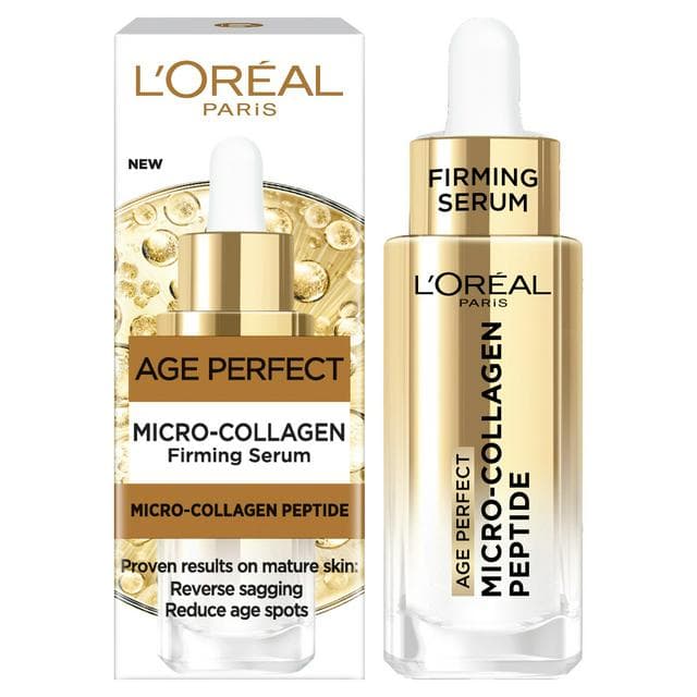 L'Oréal Paris Age Perfect Skin 30ml Peptide & Niacinamide Micro Collagen Firming Serum - gallery image 1