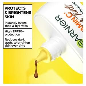 Garnier 40ml Vitamin C Protect & Brighten Wonder Tint SPF 50+ Dark Shade Cream