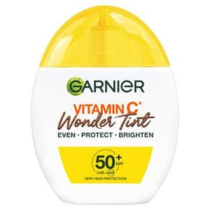Garnier 40ml Vitamin C Protect & Brighten Wonder Tint SPF 50+ Dark Shade Cream