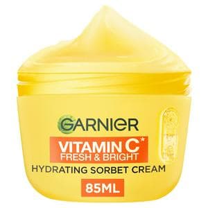 Garnier 85ml Vitamin C Fresh & Bright 4% Vitamin C + Niacinamide Hydrating Sorbet Cream