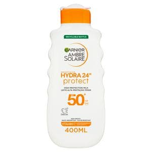Garnier Ambre Solaire 400ml SPF 50 Hydra Sun Cream Lotion