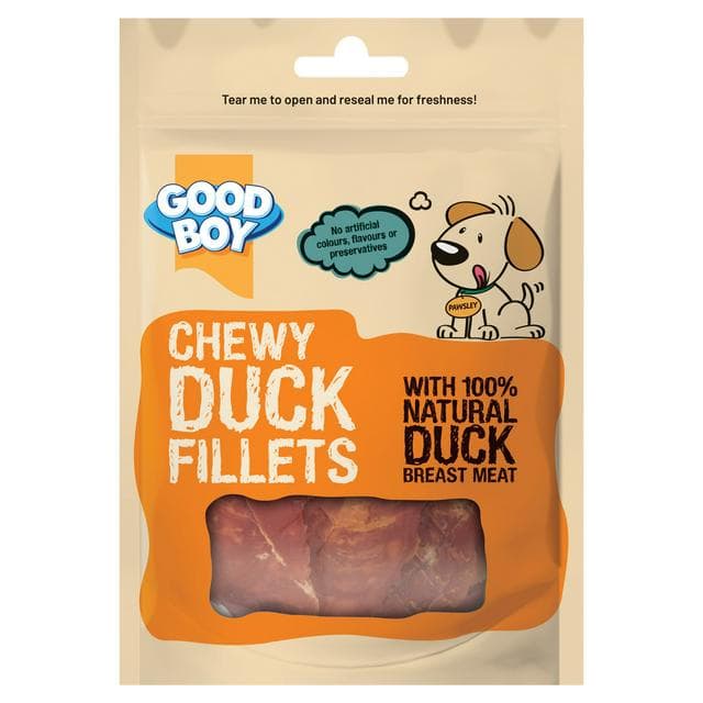 Good Boy 70g Chewy Duck Fillets Dog Treats - gallery image 1