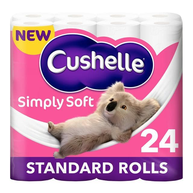 Cushelle Simply Soft Toilet Standard Rolls x24 - gallery image 1
