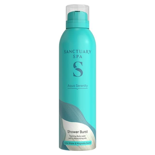 Sanctuary Spa 200ml Aqua Serenity Lotus Water & Magnolia Scent Shower Burst - gallery image 1