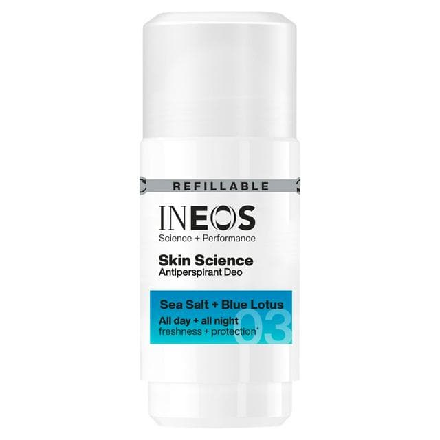 Ineos 50ml Skin Science Sea Salt + Blue Lotus Antiperspirant Roll On Deodorant - gallery image 1