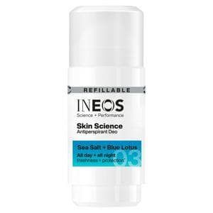 Ineos 50ml Skin Science Sea Salt + Blue Lotus Antiperspirant Roll On Deodorant