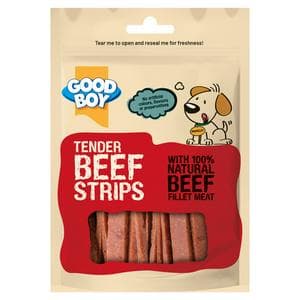 Good Boy 80g Tender Beef Strips Dog Treats