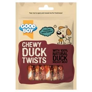 Good Boy 70g Chewy Duck Twists Dog Treats