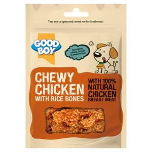 Good Boy 70g Chewy Chicken with Rice Bones Dog Treats