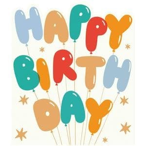 Sainsbury’s Birthday Balloons Greeting Card Design