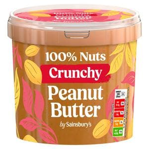 Sainsbury's 1kg 100% Crunchy Peanut Butter