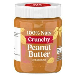 Sainsbury's 340g 100% Crunchy Peanut Butter