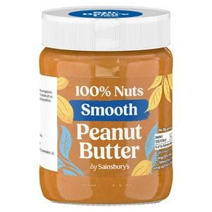 Sainsbury's 340g 100% Smooth Peanut Butter