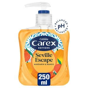 Carex Editions 250ml Seville Escape Mandarin & Mango Antibacterial Hand Wash