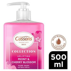 Cussons Collection 500ml Uplifting Peony & Cherry Blossom Hand Wash