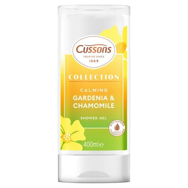 Cussons Collection 400ml Calming Gardenia & Chamomile Shower Gel - gallery image 1