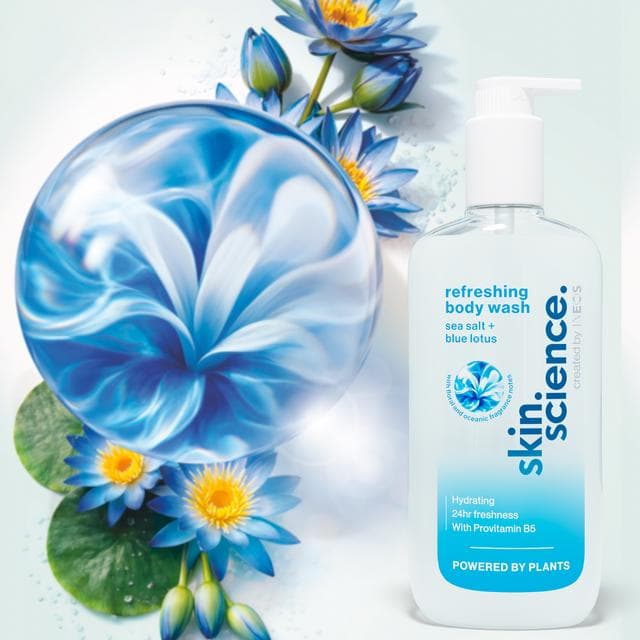 Ineos Skin Science 500ml Sea Salt + Blue Lotus Body Wash - gallery image 2