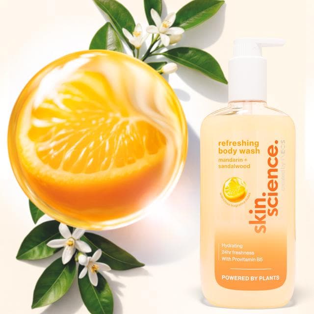 Ineos Skin Science 500ml Mandarin + Sandalwood Body Wash - gallery image 2