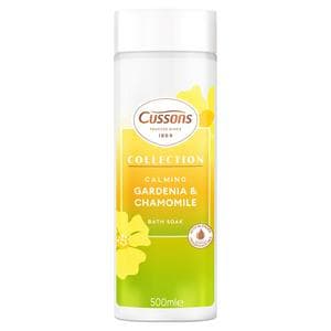 Cussons Collection 500ml Calming Gardenia & Chamomile Bath Soak