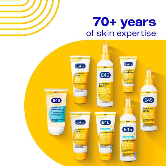 E45 180ml Sun Care 30 SPF Sensitive Spray - gallery image 3