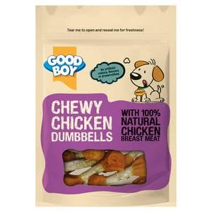 Good Boy 90g Chewy Chicken Dumbbells Dog Treats