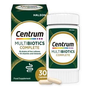 Centrum Multibiotics 30 x Complete Probiotic & Multivitamin Capsules