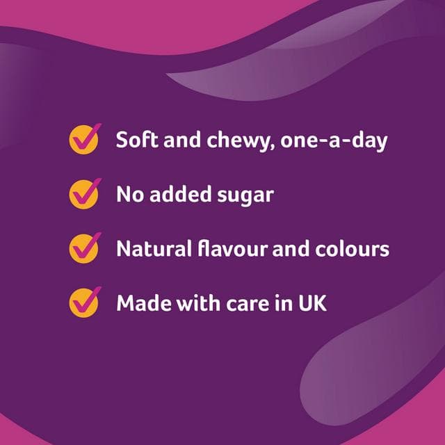 Bassetts 60 x Raspberry Flavour 7 to 11 Years Kids Multivitamin Gummies - gallery image 5